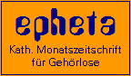 epheta - Kath. Monatszeitschrift fr Gehrlose in Deutschland